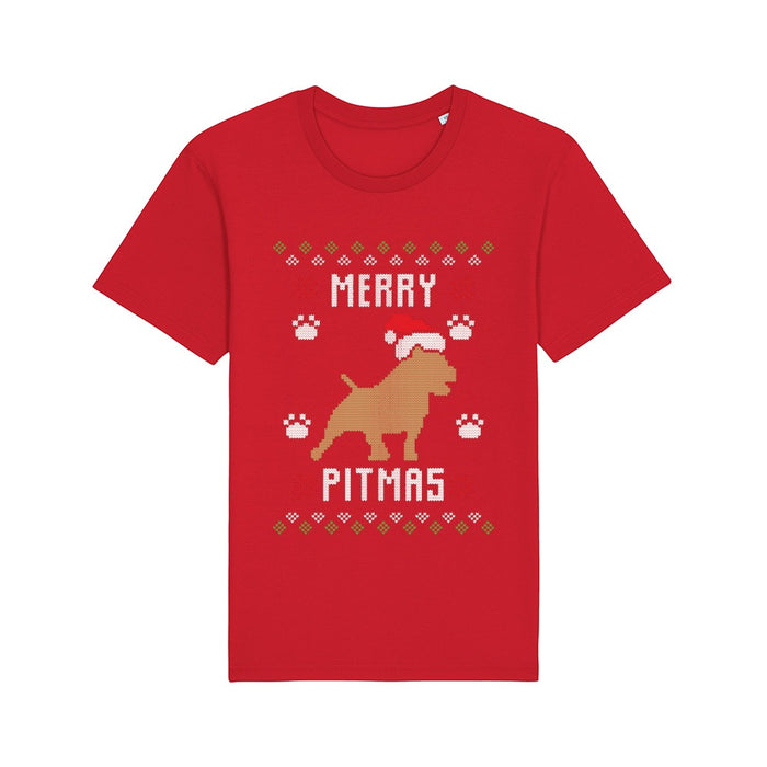 T - Shirt - Merry Pitmas - Print On It