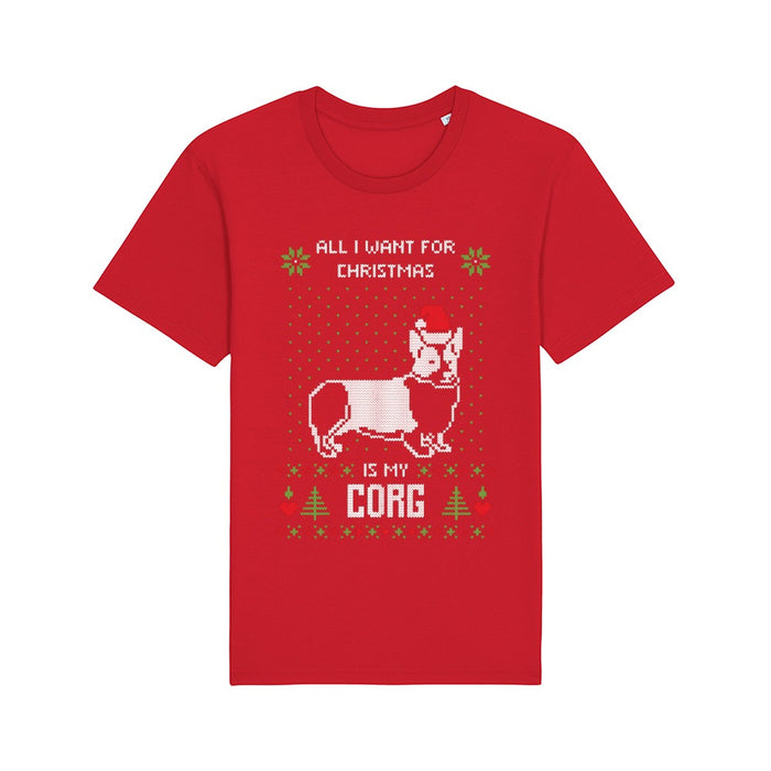 T - Shirt - All I want for Christmas is my Corg - Print On It