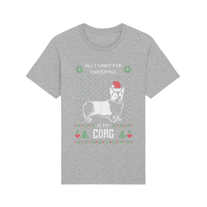 T - Shirt - All I want for Christmas is my Corg - Print On It