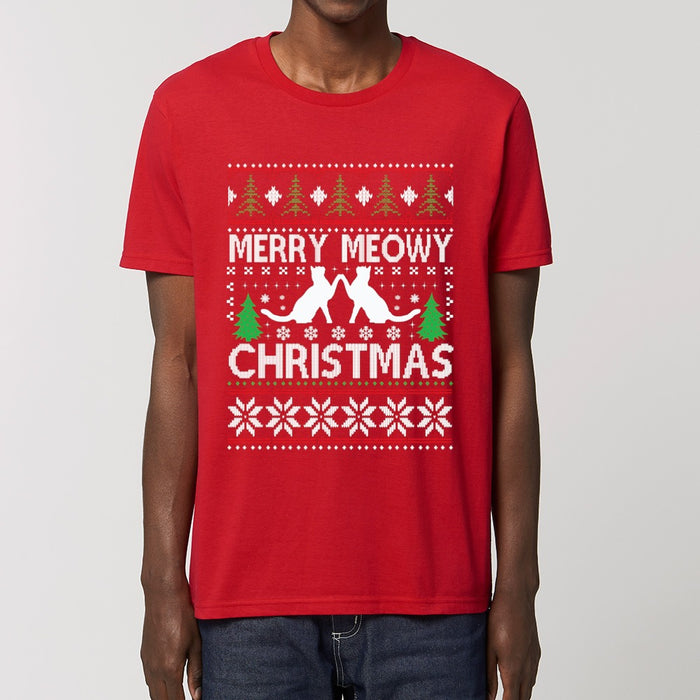 T - Shirt - Meowy Christmas - Print On It