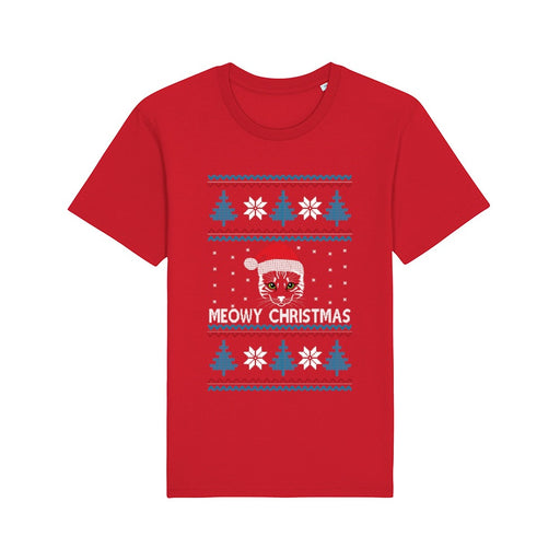 T - Shirt - Meowy Christmas 2 - Print On It