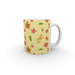 11oz Ceramic Mug - Autumn Leaves Cream - printonitshop