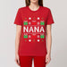 T - Shirt - Nanna Christmas - Print On It