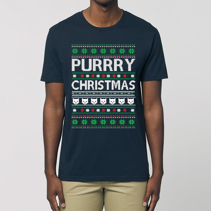 T - Shirt - Purrry Christmas 2 - Print On It