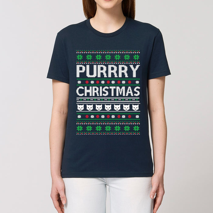 T - Shirt - Purrry Christmas 2 - Print On It