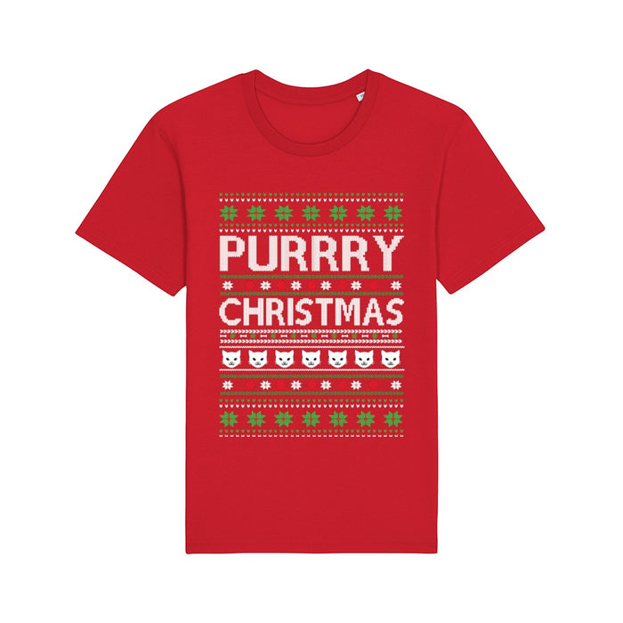 T - Shirt - Purrry Christmas 2 - Print On It