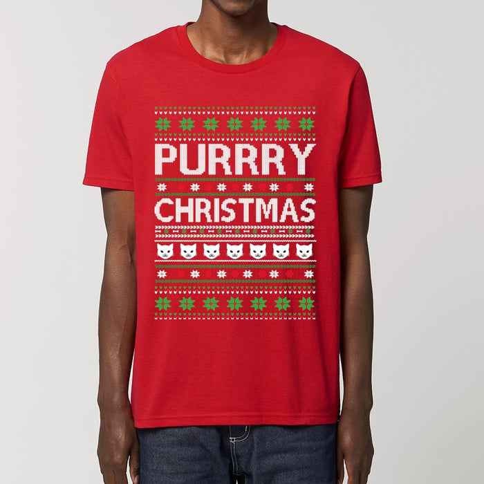 T - Shirt - Purrry Christmas 2 - Print On It