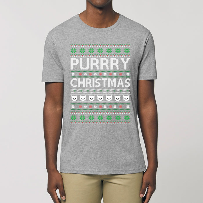 T - Shirt - Purrry Christmas 2 - Print On It