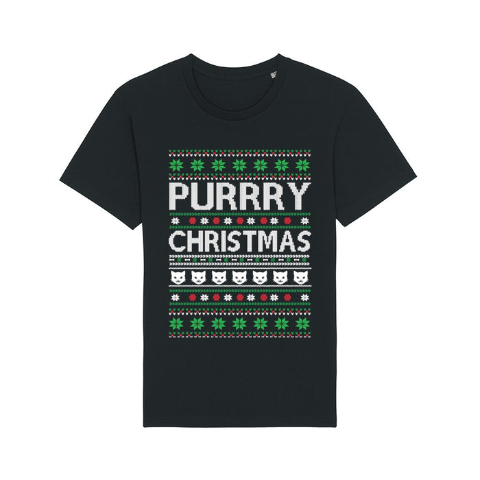 T - Shirt - Purrry Christmas 2 - Print On It