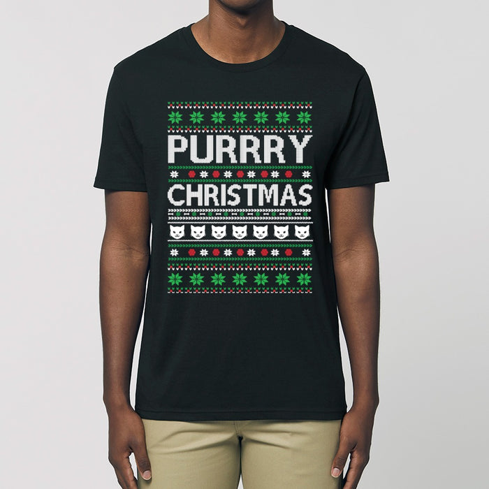 T - Shirt - Purrry Christmas 2 - Print On It