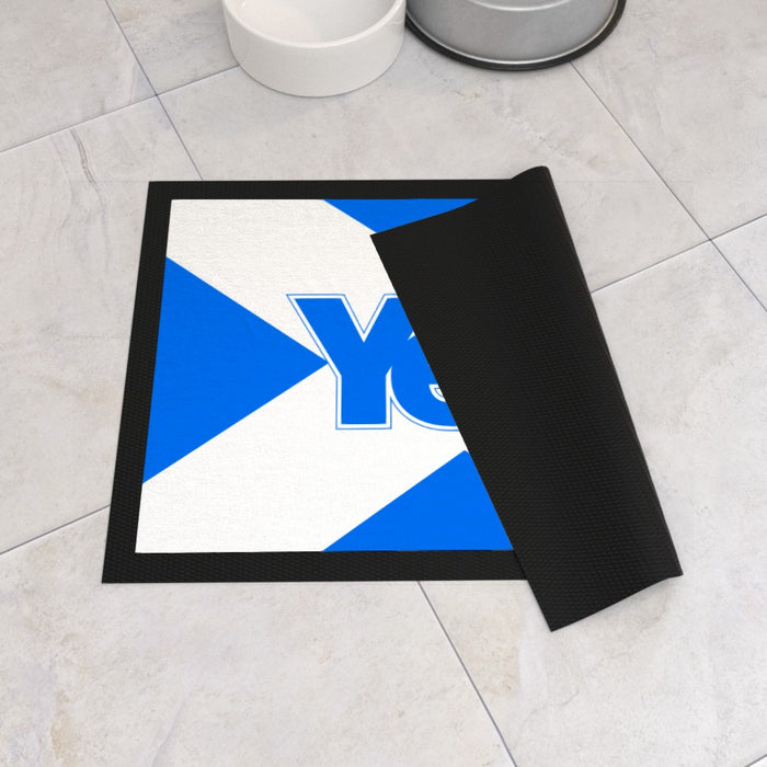 Pet Bowl Mats - Scotland Yes - Print On It