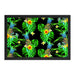 Pet Bowl Mats - Tropical Black - Print On It