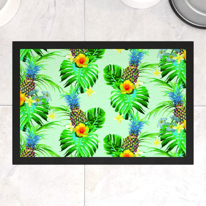 Pet Bowl Mats - Tropical Green - Print On It