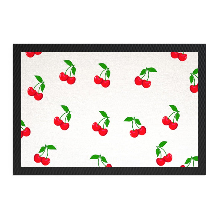 Pet Bowl Mats - White Cherries - Print On It