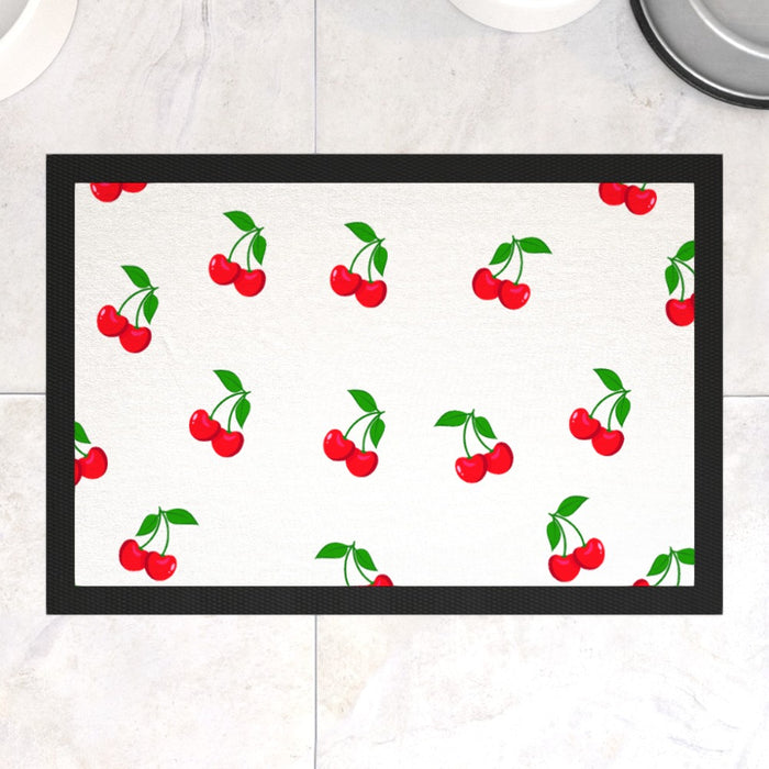 Pet Bowl Mats - White Cherries - Print On It