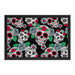 Pet Bowl Mats - Skulls and Roses - Print On It