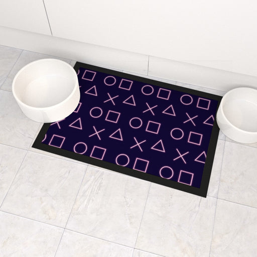 Pet Bowl Mats - Neon Gamer - Print On It