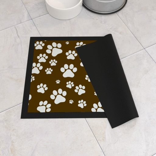 Pet Bowl Mats - Paws - Print On It