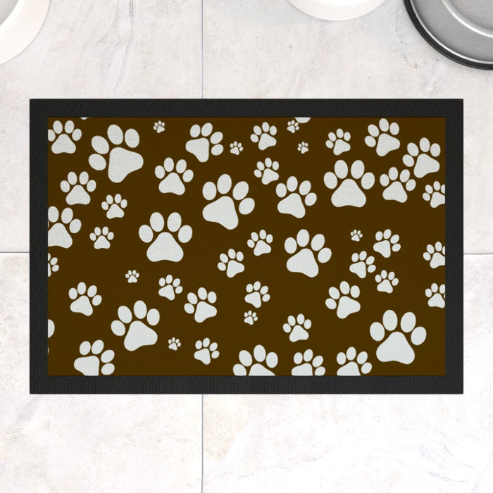 Pet Bowl Mats - Paws - Print On It