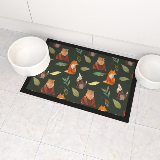 Pet Bowl Mats - Bear.Wolf.Fox - Print On It