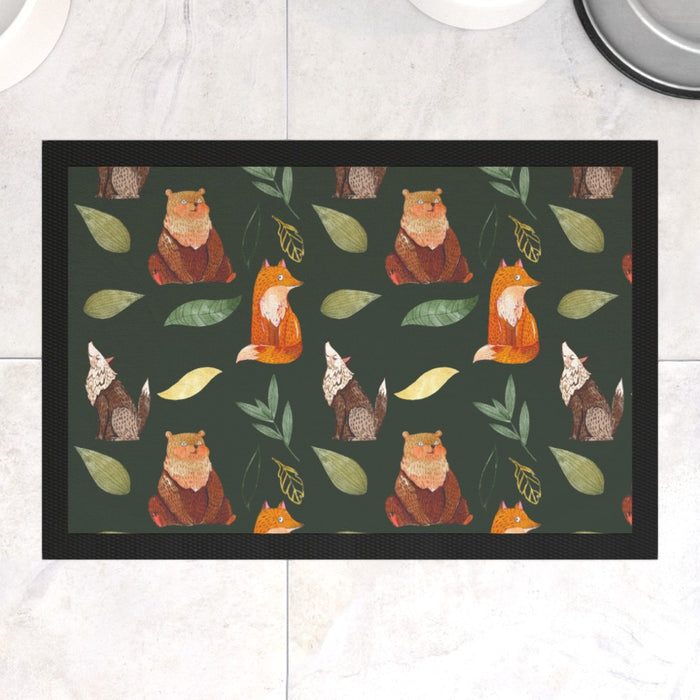 Pet Bowl Mats - Bear.Wolf.Fox - Print On It