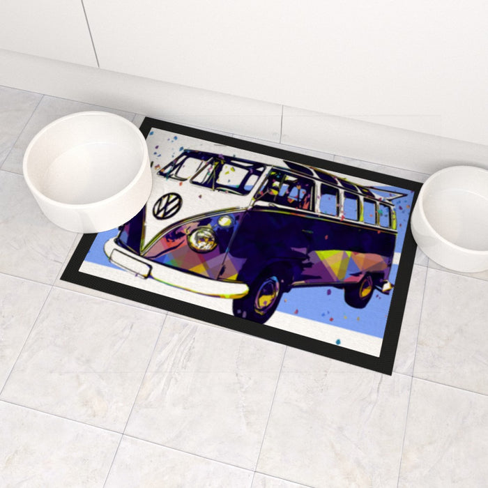 Pet Bowl Mats - Classic Camper - Print On It