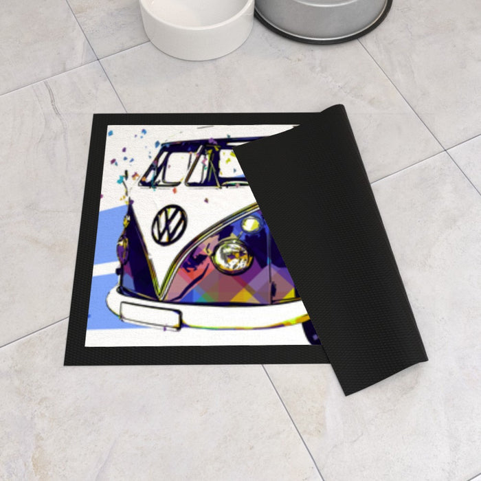 Pet Bowl Mats - Classic Camper - Print On It