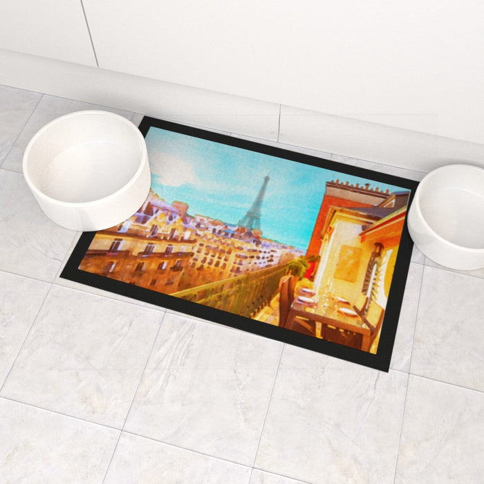 Pet Bowl Mats - Paris View - Print On It