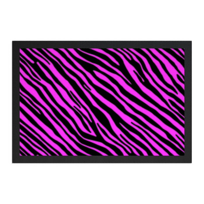 Pet Bowl Mats - Pink Zebra - Print On It