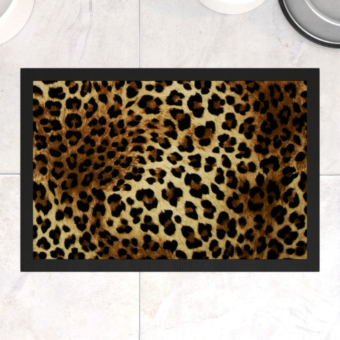 Pet Bowl Mats - Leopard - Print On It