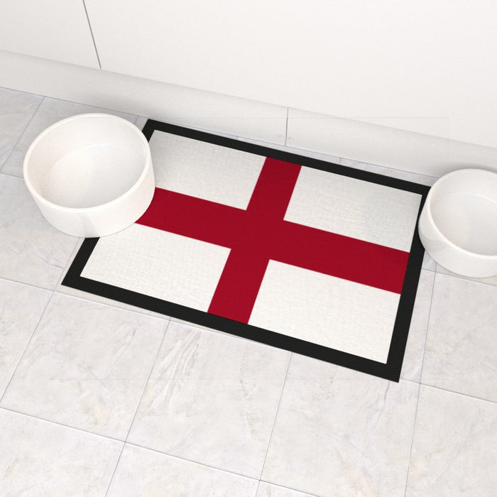 Pet Bowl Mats - St.Georges Cross - Print On It