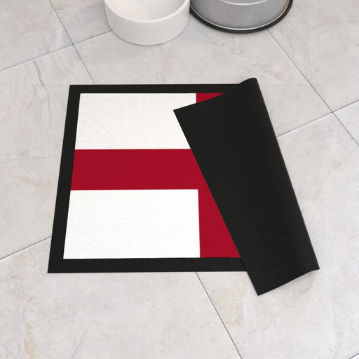 Pet Bowl Mats - St.Georges Cross - Print On It