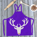 Apron - Reindeer Head Purple - Print On It