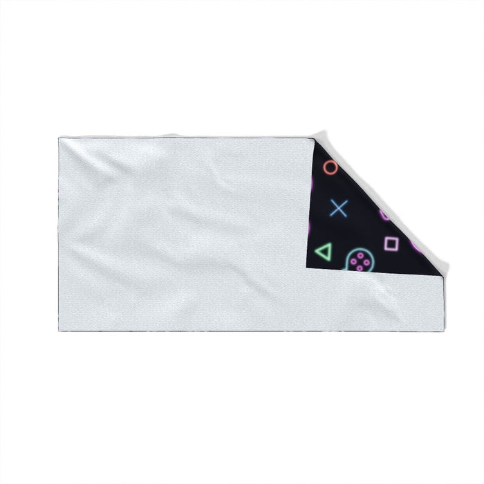 Towel - Neon Gaming Black - Print On It