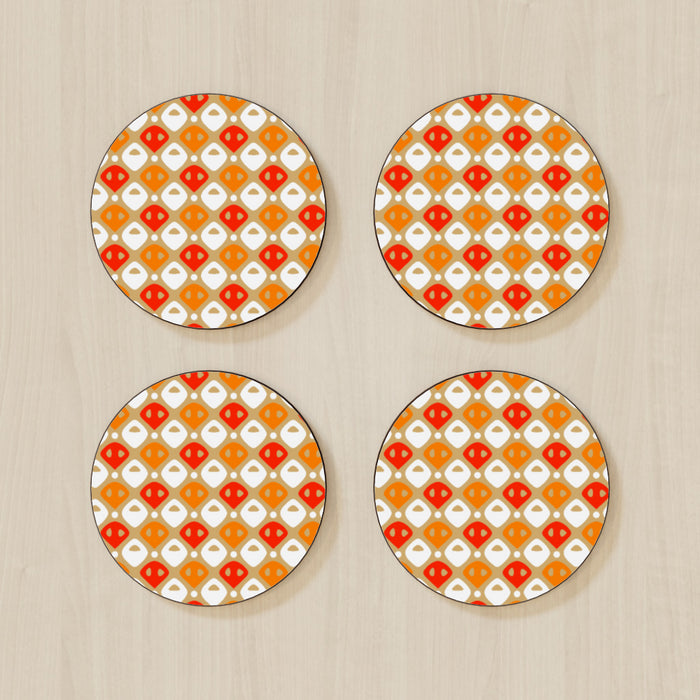 Coasters - Abstract Orange - printonitshop