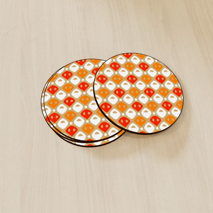 Coasters - Abstract Orange - printonitshop