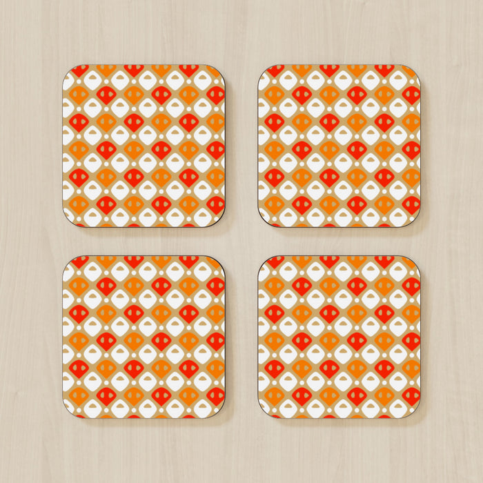 Coasters - Abstract Orange - printonitshop