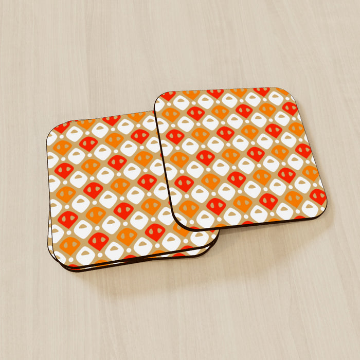 Coasters - Abstract Orange - printonitshop