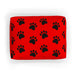 Pet Bed - Paws Red - Print On It