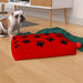 Pet Bed - Paws Red - Print On It