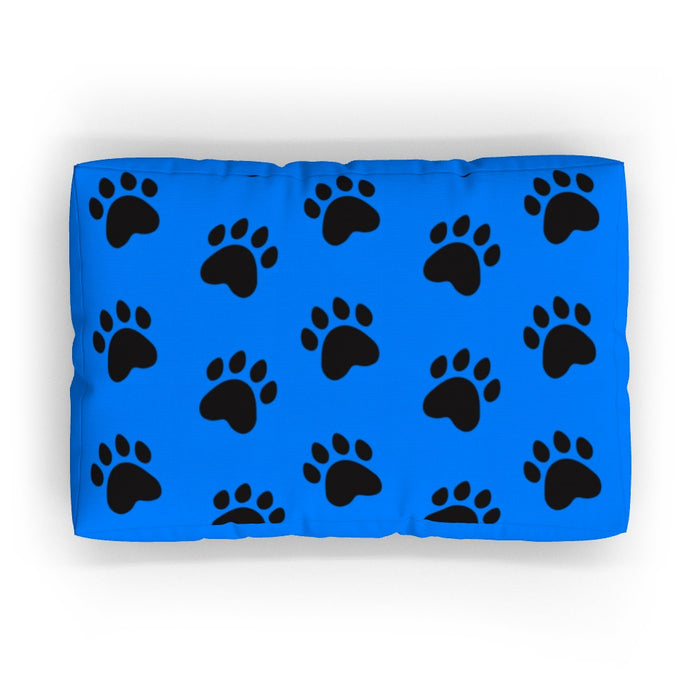 Pet Bed - Paws Blue - Print On It