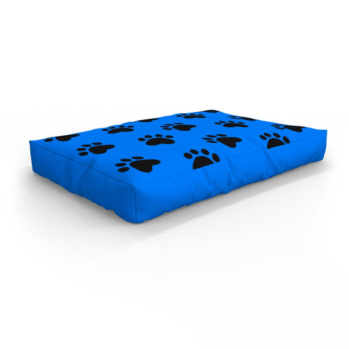 Pet Bed - Paws Blue - Print On It