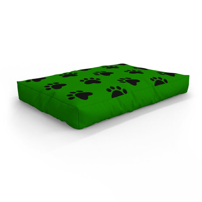 Pet Bed - Paws Green - Print On It