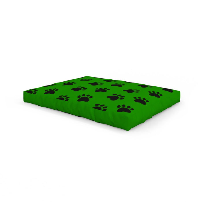 Pet Bed - Paws Green - Print On It