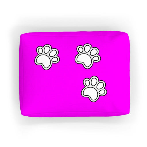 Pet Bed - Paws on Pink - Print On It