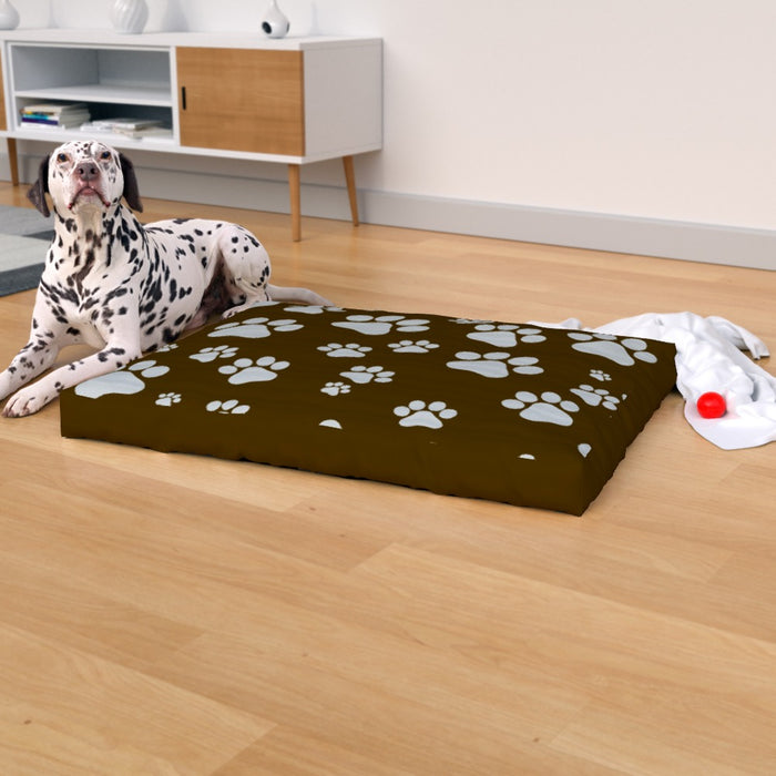 Pet Bed - Paws Brown - Print On It