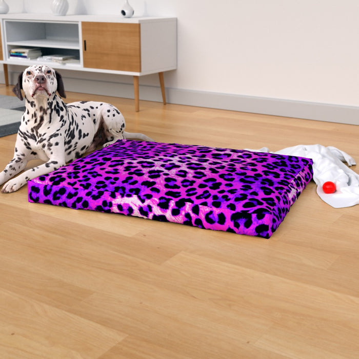 Pet Bed - Pink Leopard - Print On It