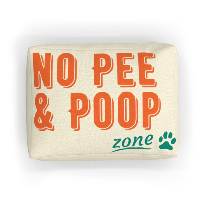 Pet Bed - No Poop Zone - Print On It