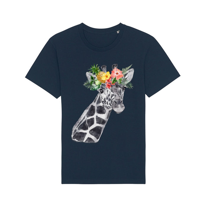 T-Shirt - Floral Giraffe - Print On It