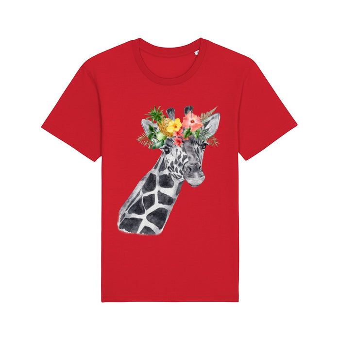 T-Shirt - Floral Giraffe - Print On It